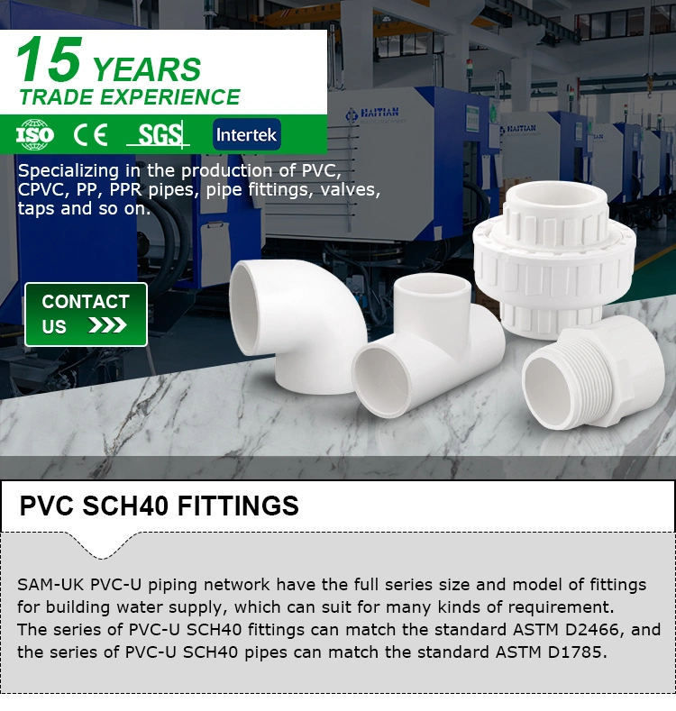 Factory Wholesale, Green, Convenient Installation ASTM D1785 Schedule 40 PVC Water Pipe Substantial Discount